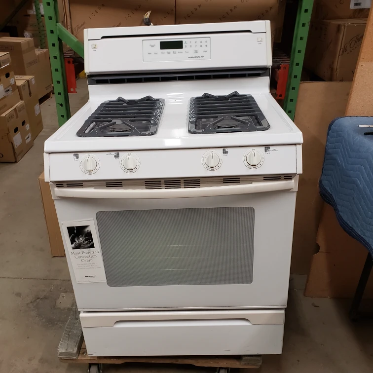 Jenn-Air White Gas Range
