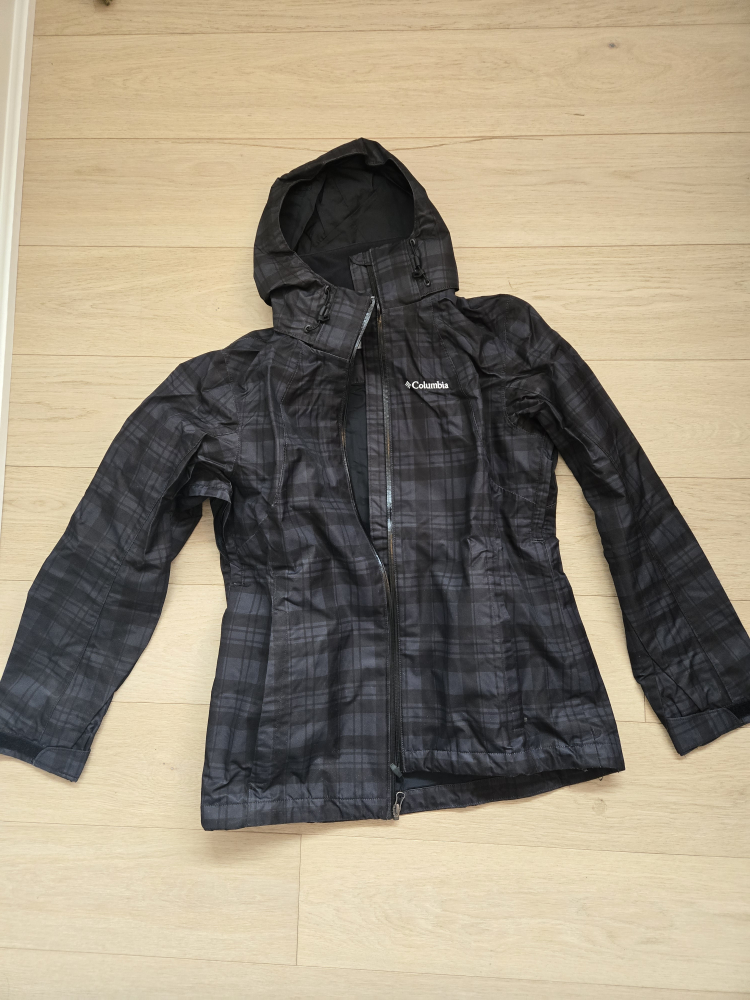 Columbia Women's Black Plaid Interchange 3-in-1 Ski Jacket - photo 2