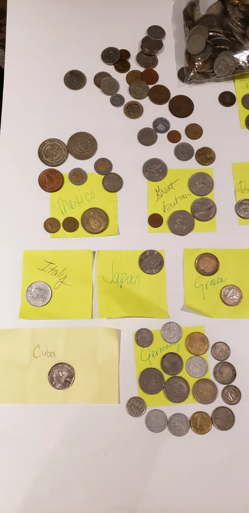 Large Bag of Foreign Coins image indicator(7)