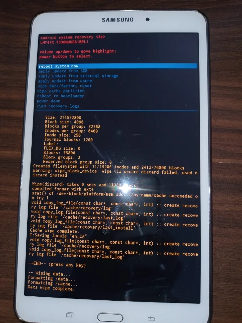 Samsung tablet (not booting to OS) image indicator(5)