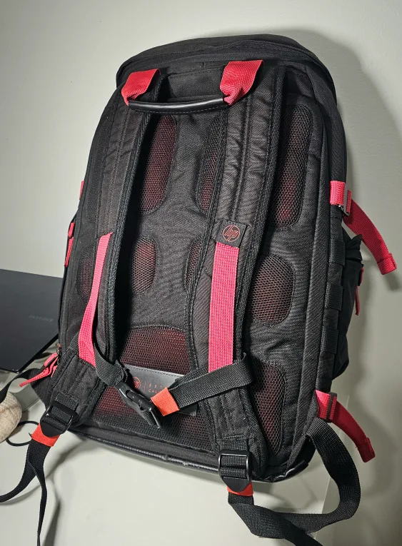 HP Gaming Backpack - Black with Red Accents image indicator(2)
