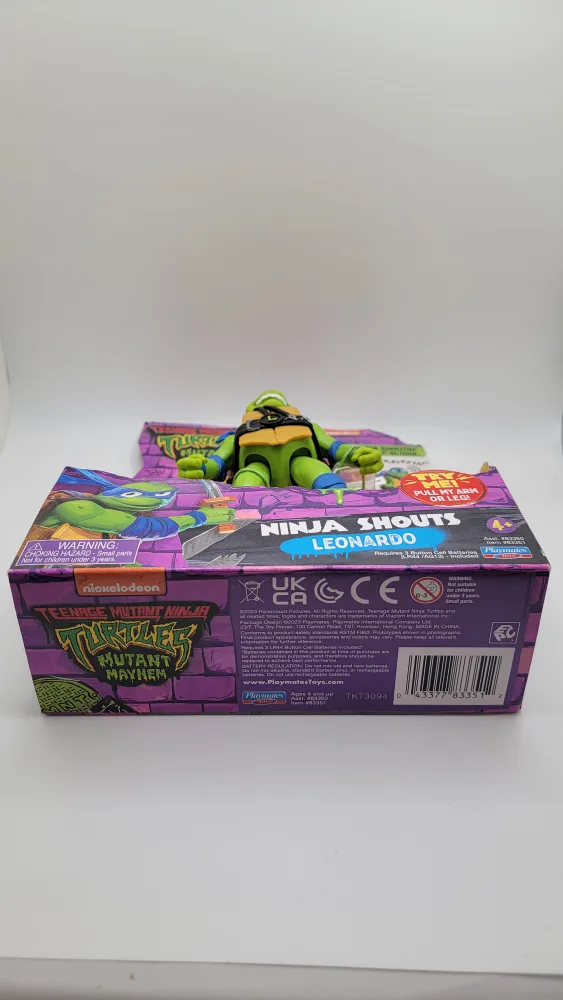 TMNT Mutant Mayhem Leonardo Ninja Shouts Figure image indicator(5)