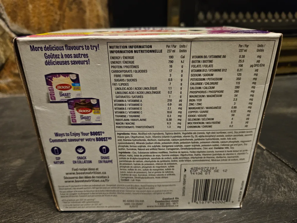 Nestlé Boost Carb Smart Glucides Strawberry 6-pack 🏈 image indicator(4)
