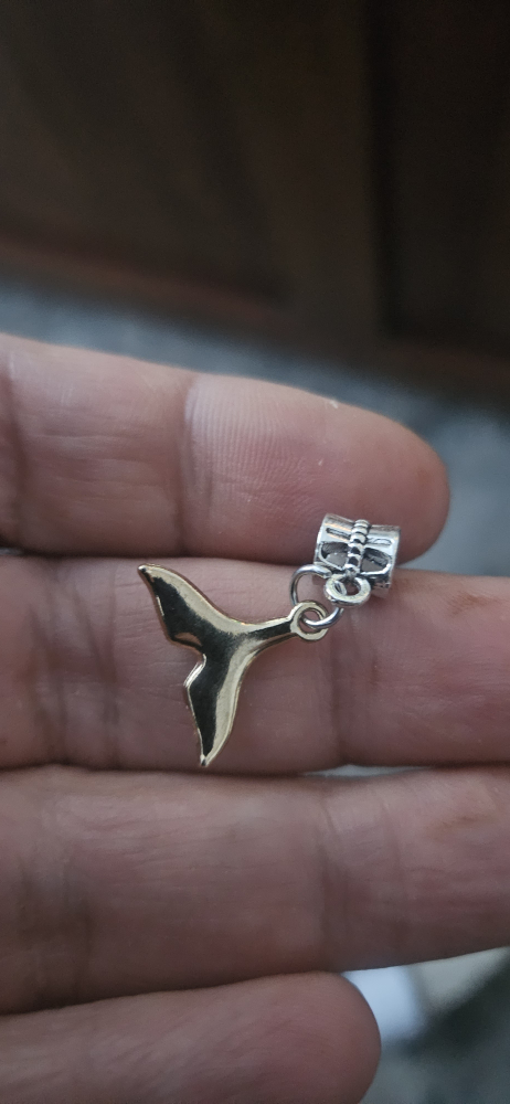 Cute Mermaid Tail Charm  pendant for Bracelets or Necklaces - photo 3