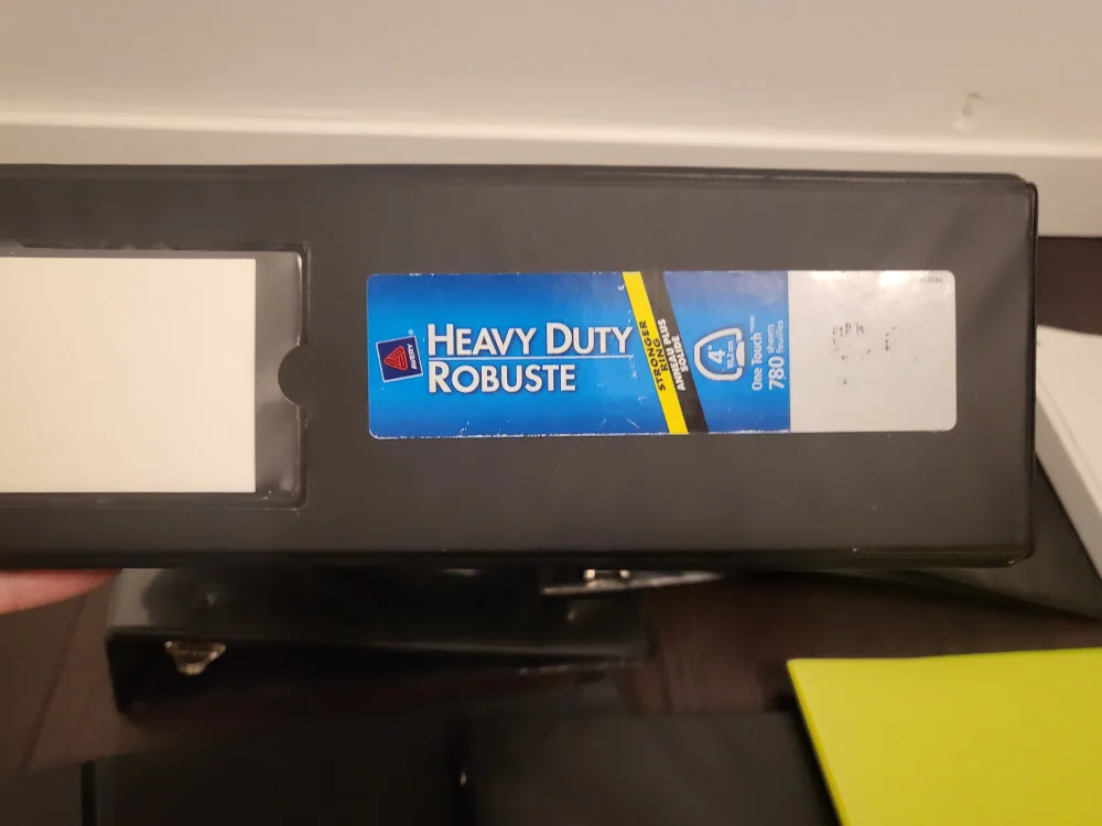 Bulk Lot of Binders - Black and White 3-Ring Binders image indicator(3)