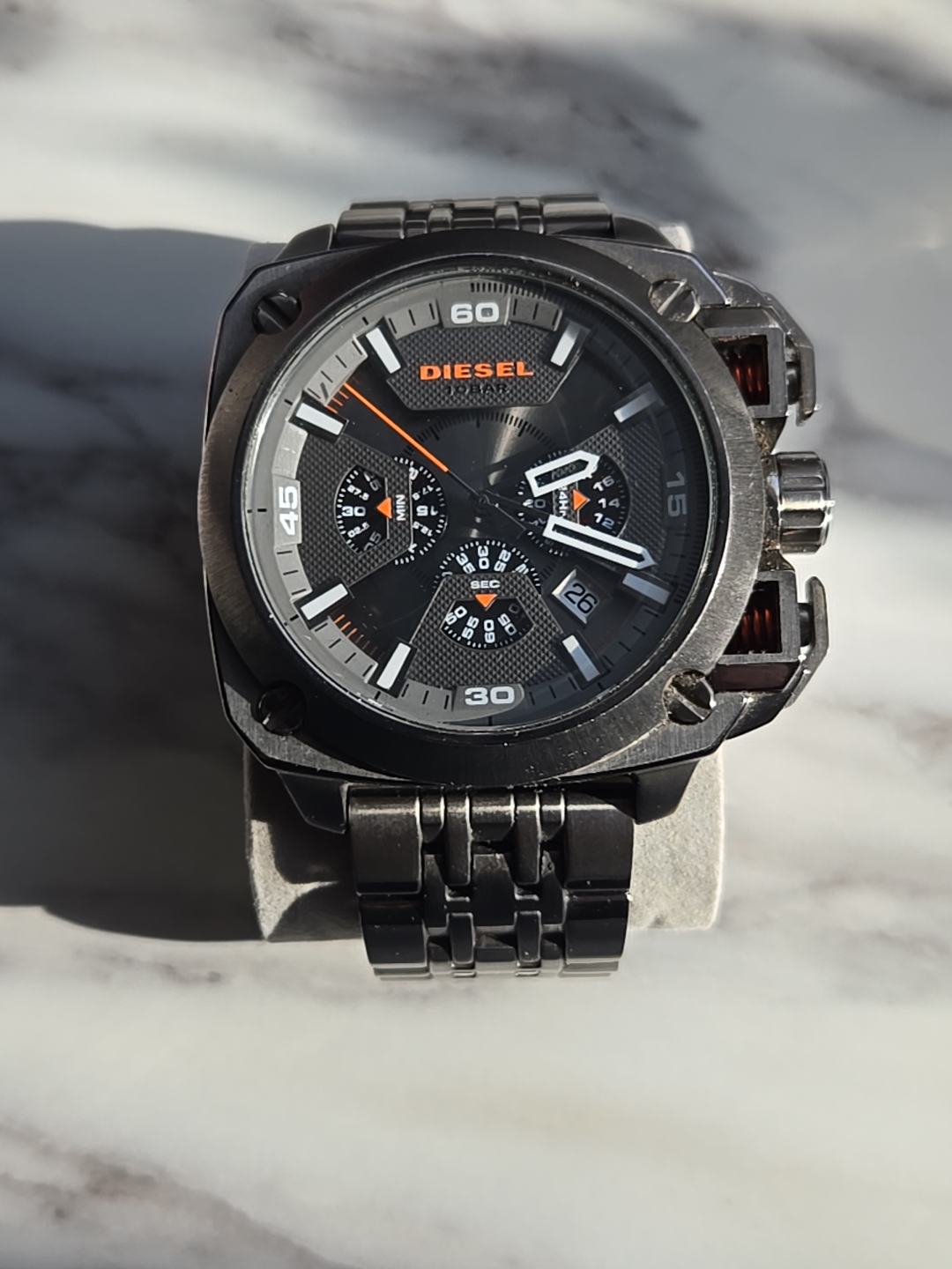 Diesel Men's Black Chronograph Watch