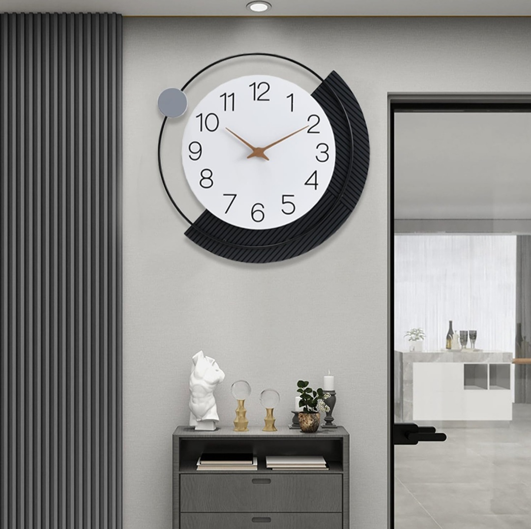 Silent Non-Ticking Wall Clock - Modern Minimalist Design - photo 2