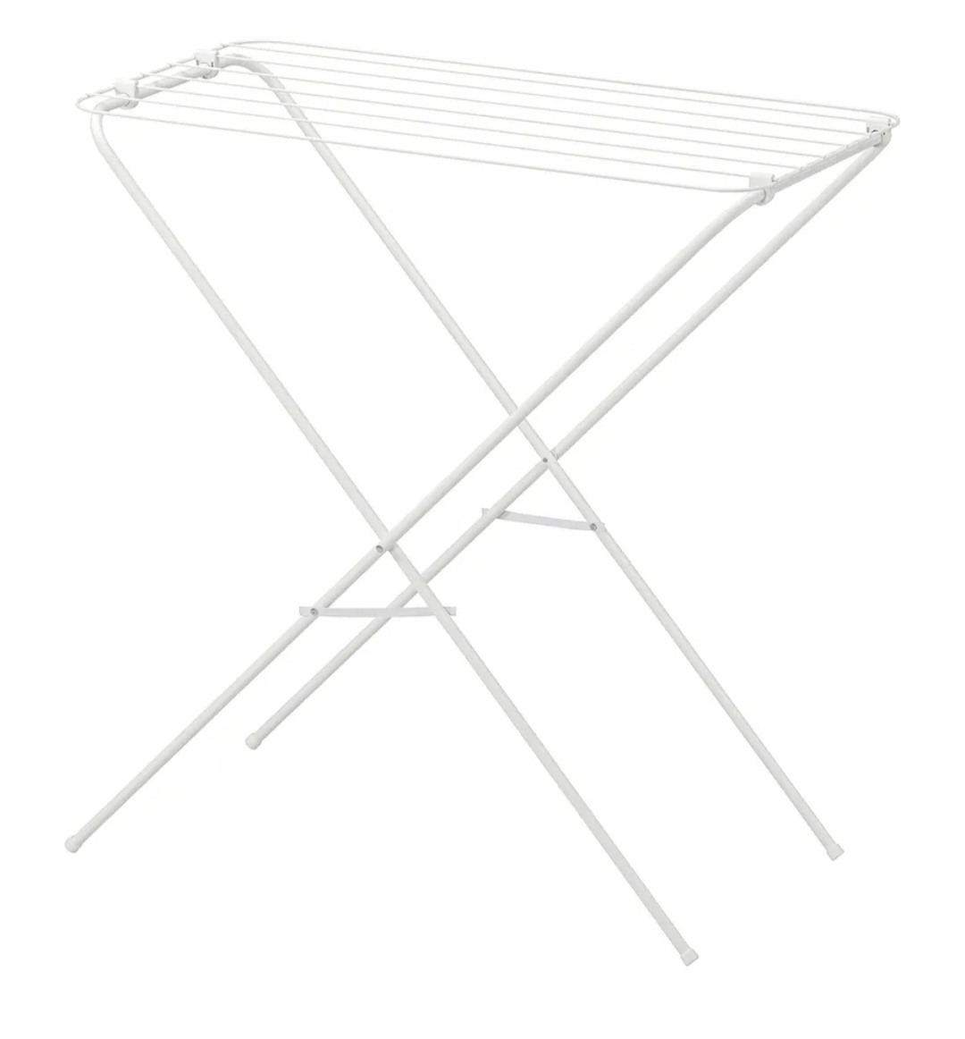 Foldable Clothes Drying Rack - White - photo 3