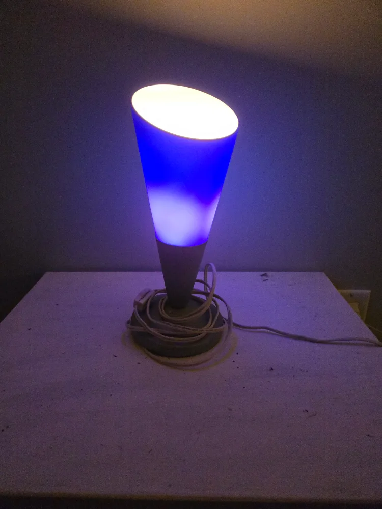 Blue and Grey Table Lamp image indicator(2)