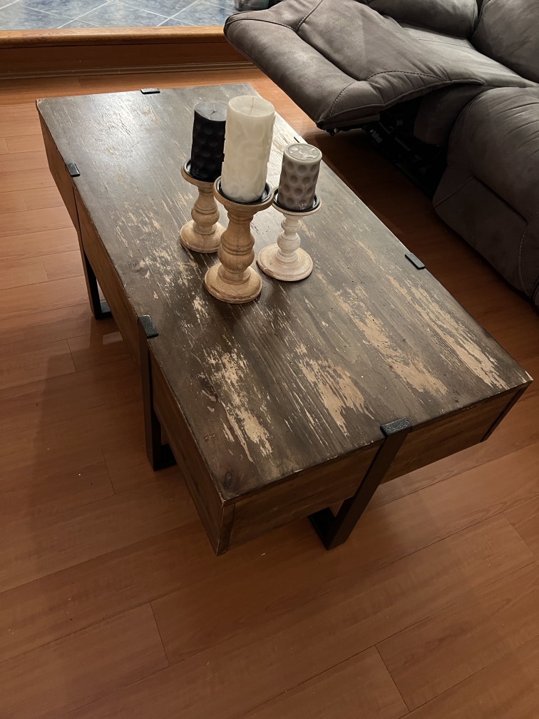 Reclining Sofa and chair with Coffee Table - photo 4