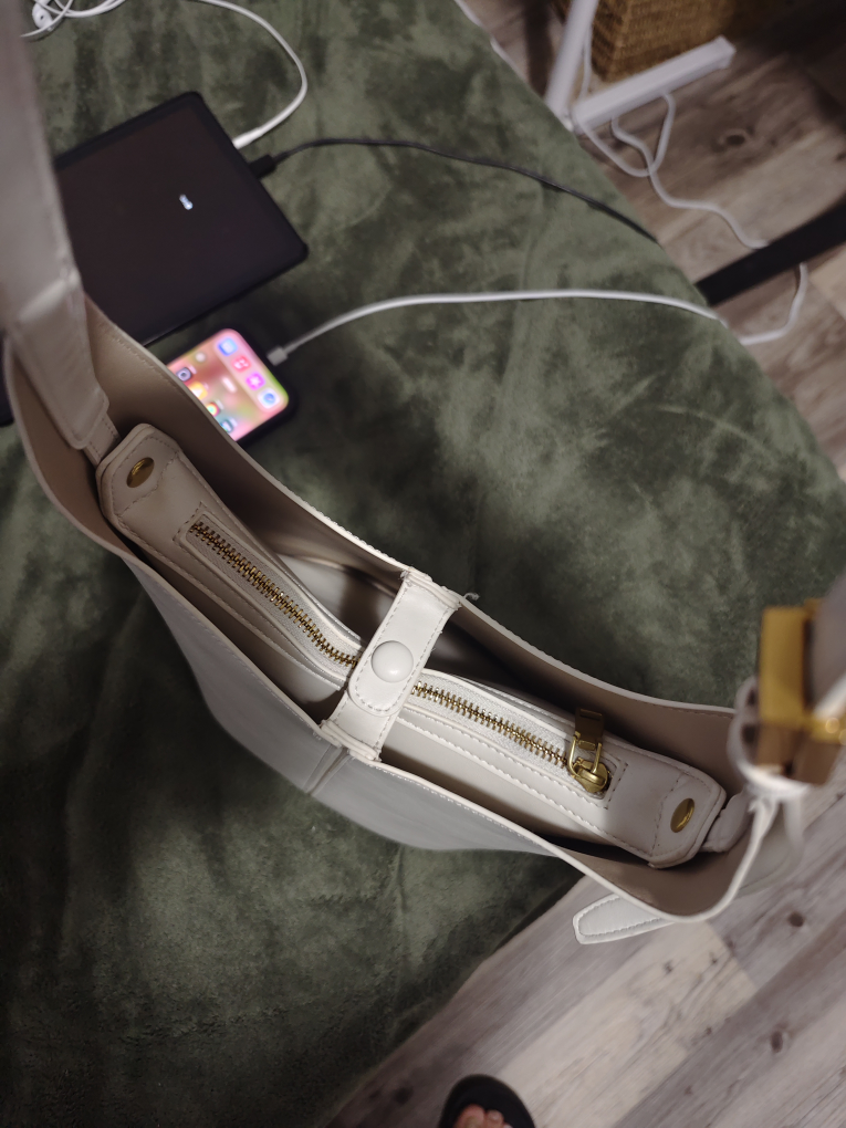 Antikraft Cream-coloured bucket bag - photo 4