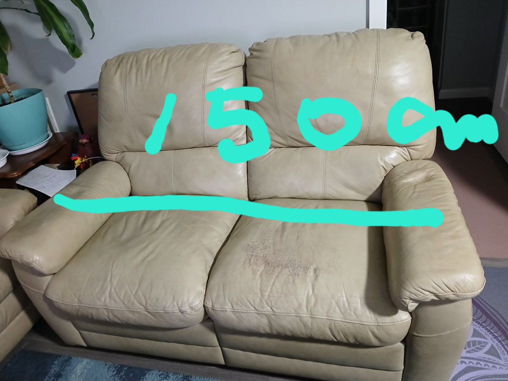 Reclining Leather Love Seat and Sofa Set