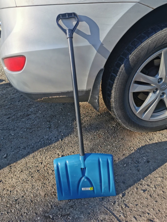 Blue Plastic Snow Shovel - photo 2