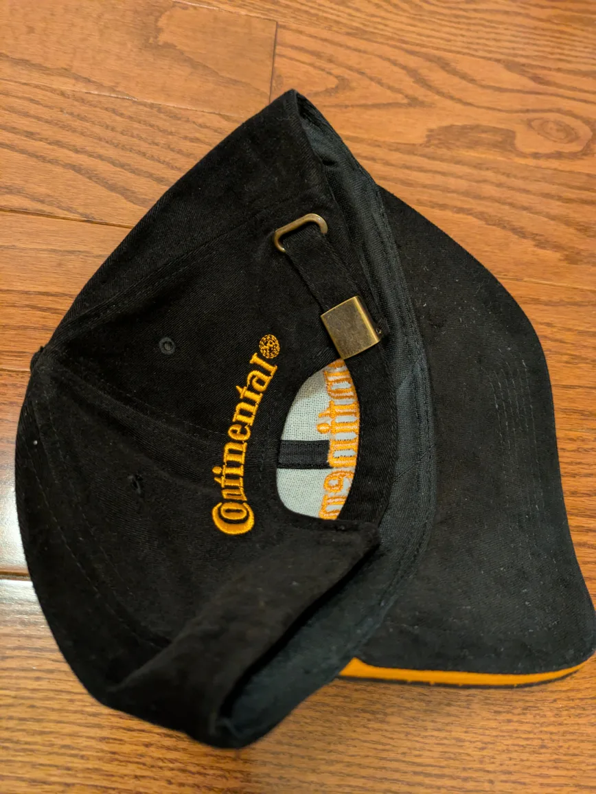 🏈 Continental Tire Black Baseball Cap #1 image indicator(2)