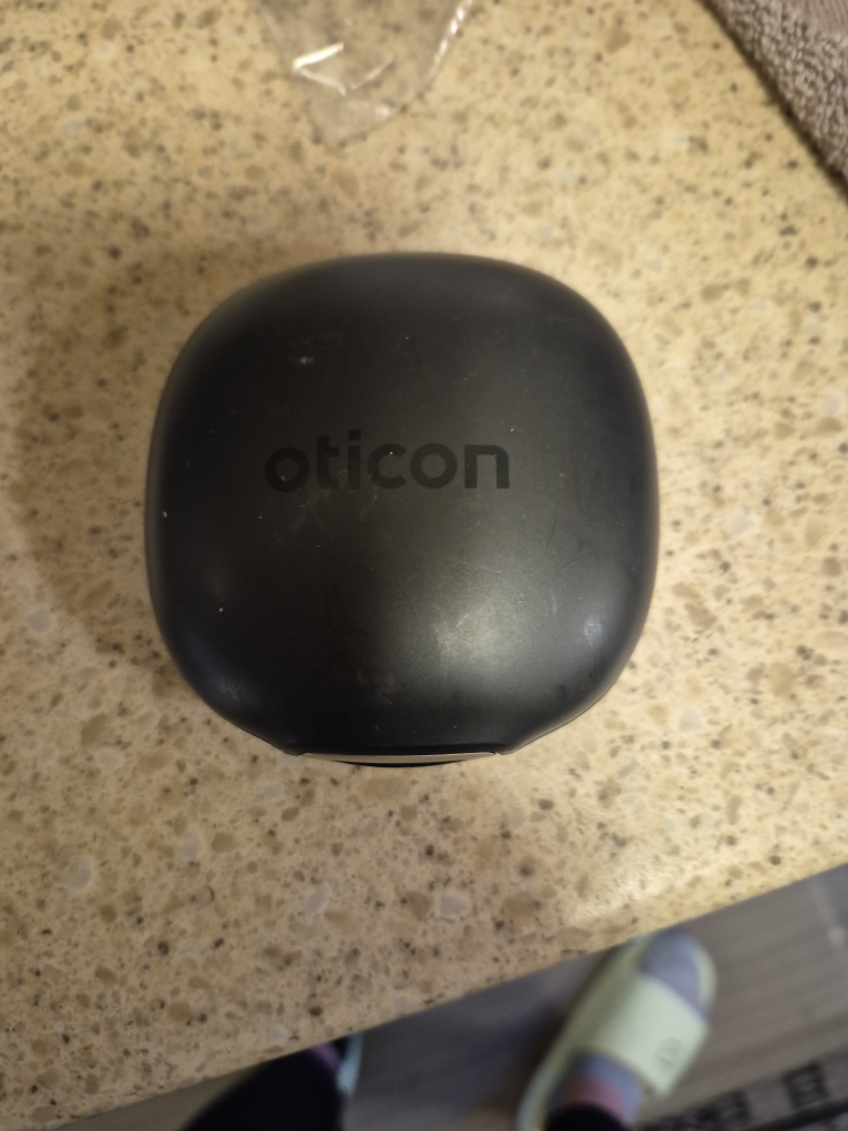 Oticon Hearing Aids with Case and Accessories