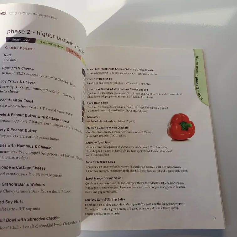 Curves Fitness & Weight Management Plan Book image indicator(6)