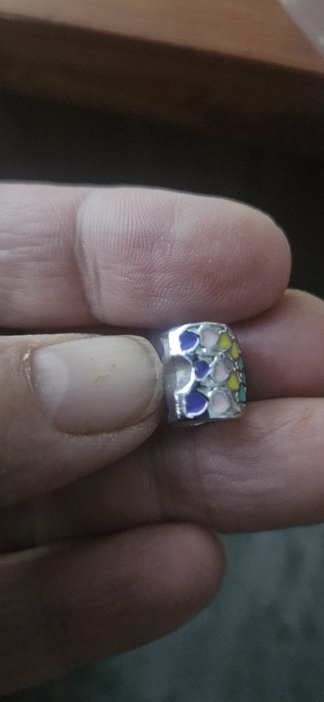 Colorful Heart Charm Bead - photo 5