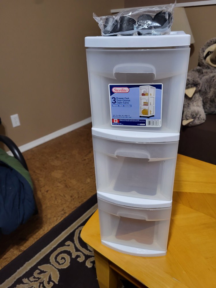 Sterilite 3-Drawer Cart