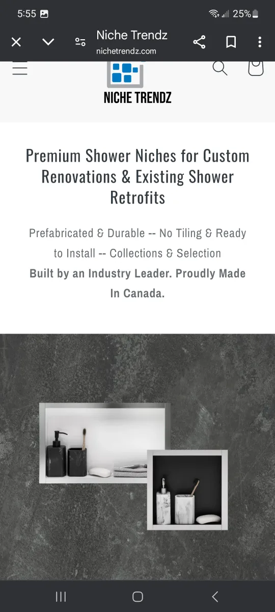 Brushed Nickel Stainless Steel Shower Niche image indicator(5)