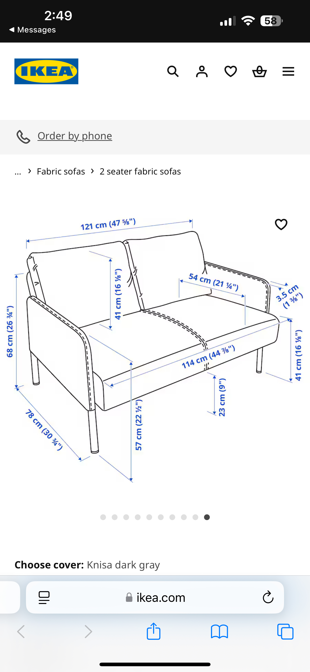 **** MOVING SALE **** 2 seater Ikea couch - photo 4