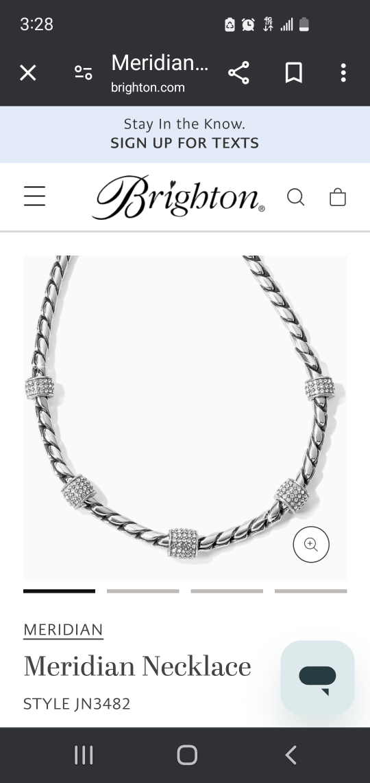 Brighton Meridian Necklace JN3482