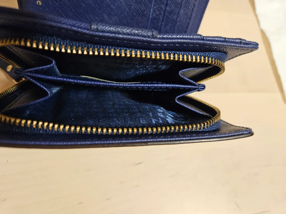 Kate Spade New York Navy Blue Zip-Around Wallet image indicator(2)