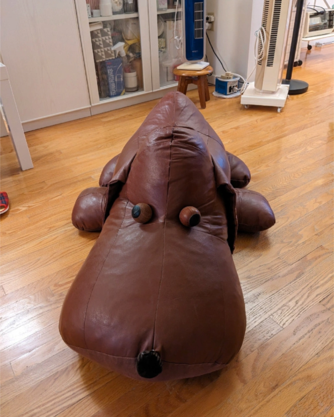 Extra Large Leather Dog Ottoman 🏈