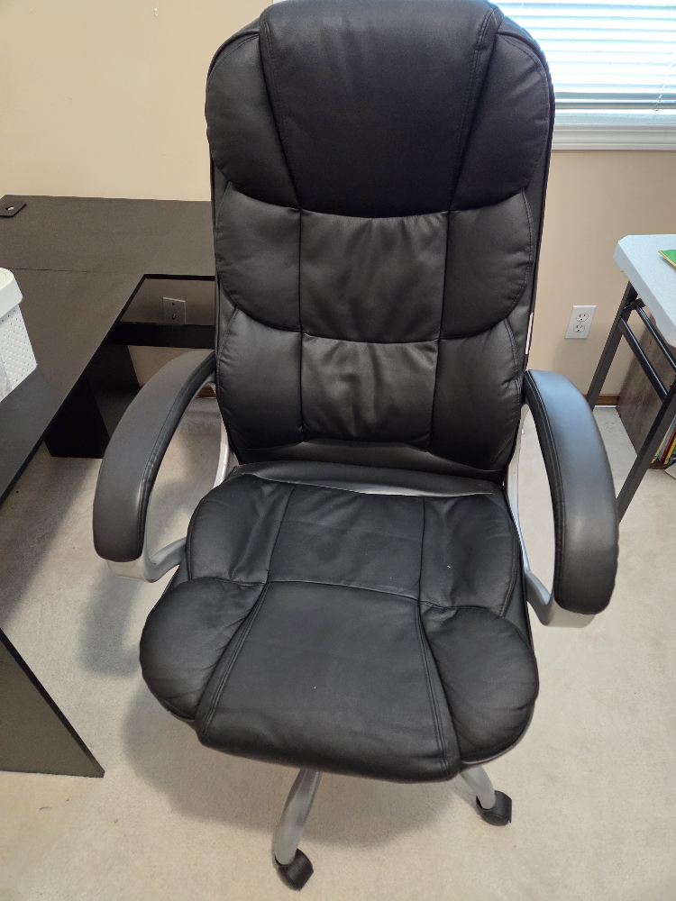 Black Leather Office Chair
