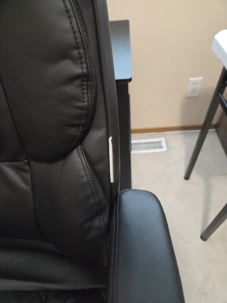 Black Leather Office Chair - photo 3