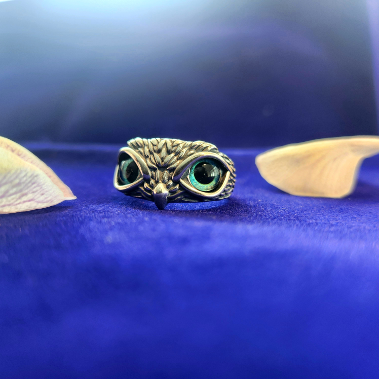 Unique Owl Ring - photo 2