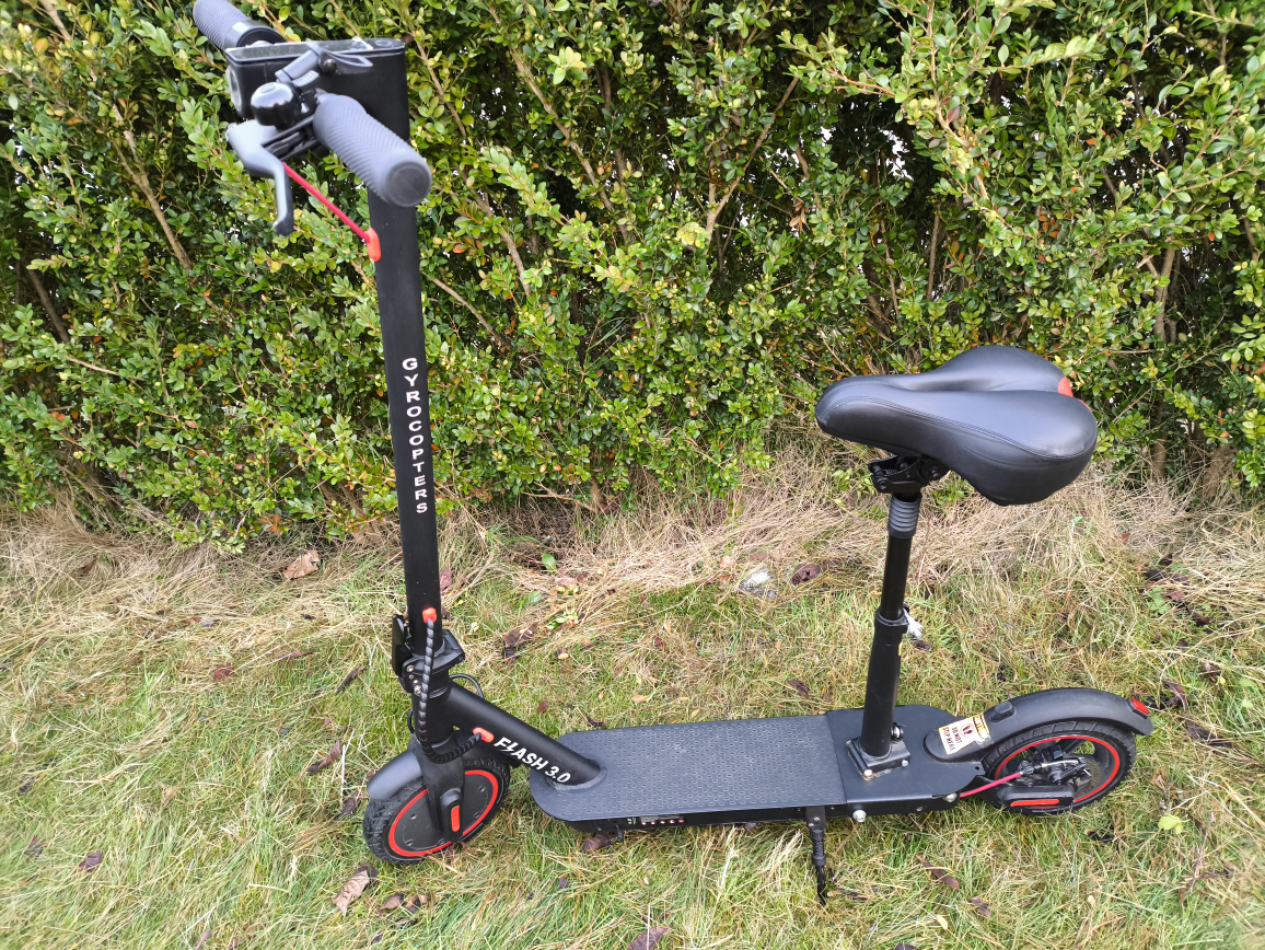 Gyrocooters Flash 3.0 Electric Scooter - Pitch Black - photo 2