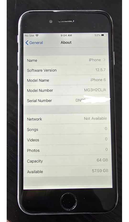 iPhone 6 64GB Space Grey - Unlocked - Not refurbished - photo 2