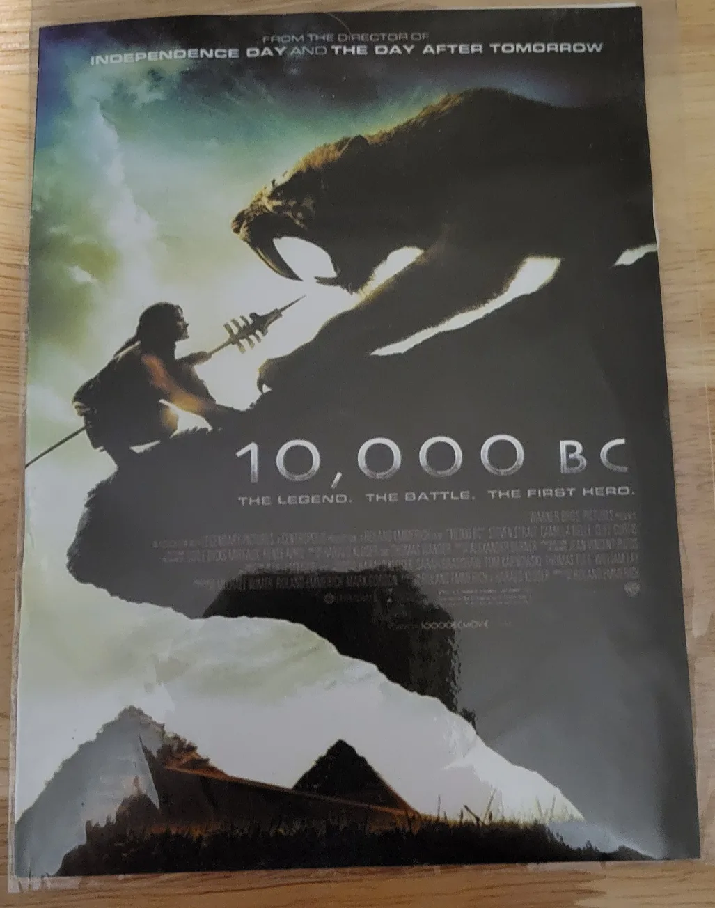 10,000 BC DVD Movie Disc. NO plastic case! thumbnail