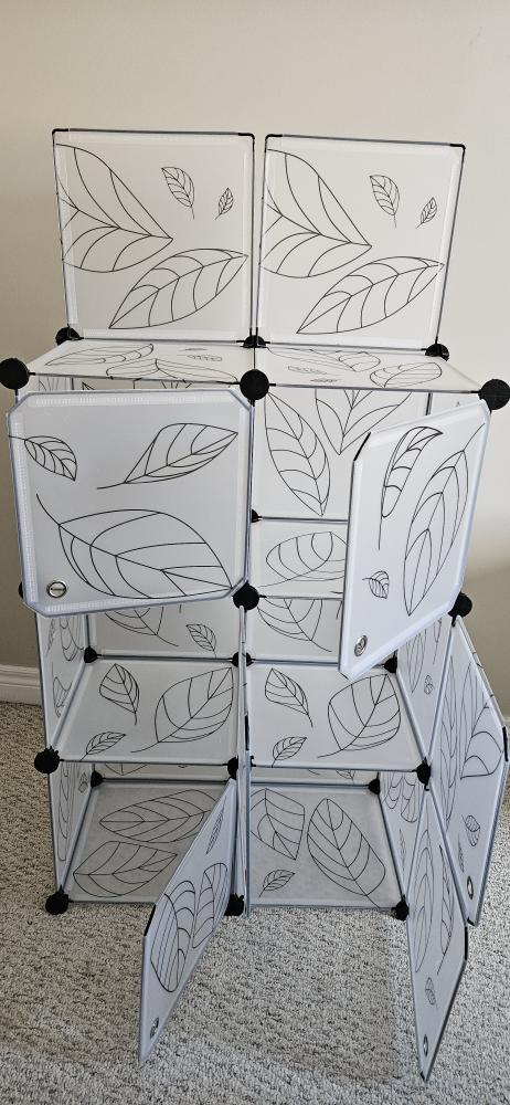Six-Cube Organizer with Leaf Design - photo 2