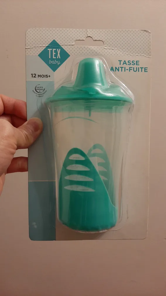 TEX baby Spill-Proof Cup - Teal 12+ Months image indicator(3)