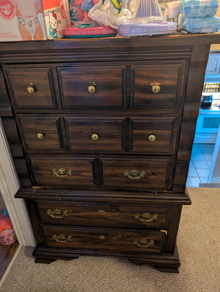 Vintage Wooden Dresser