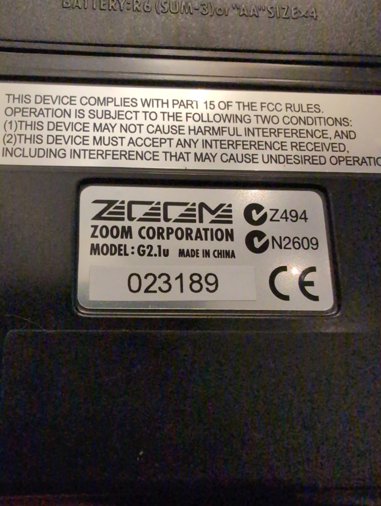Zoom G2.1u Guitar Multi-Effects Pedal - photo 3