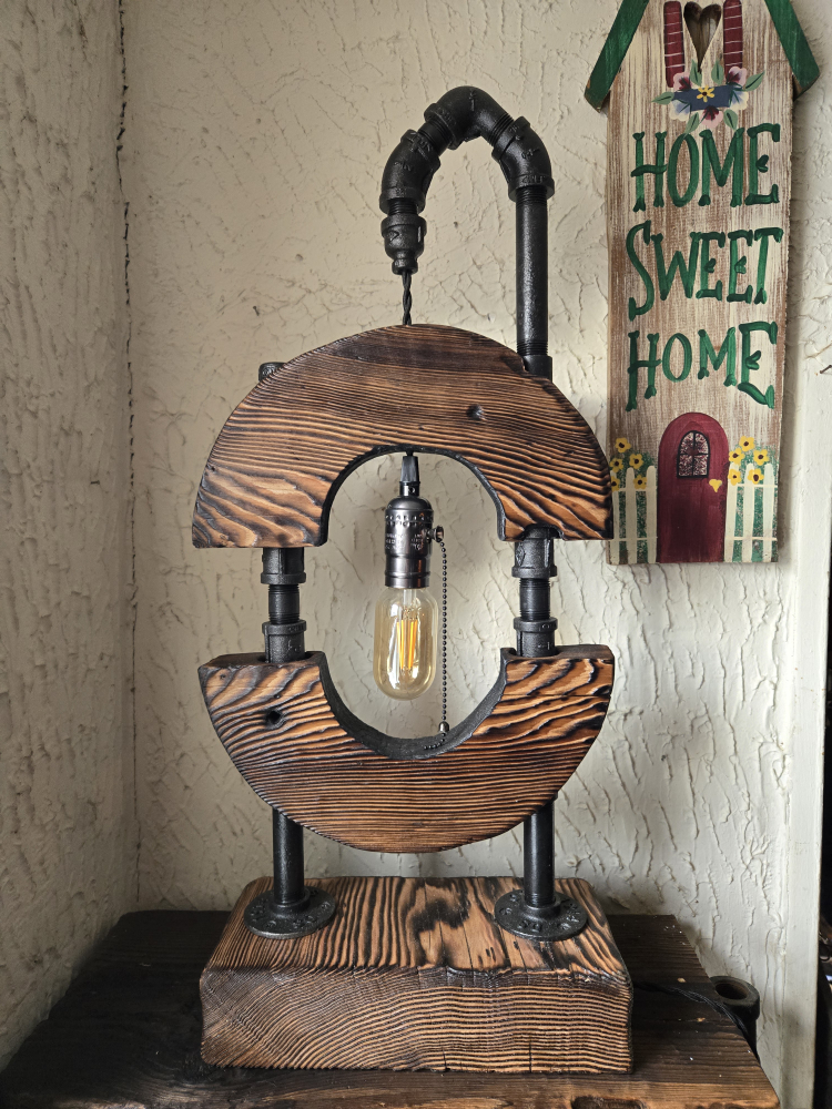 Rustic Farmhouse Style Table Lamp - photo 4