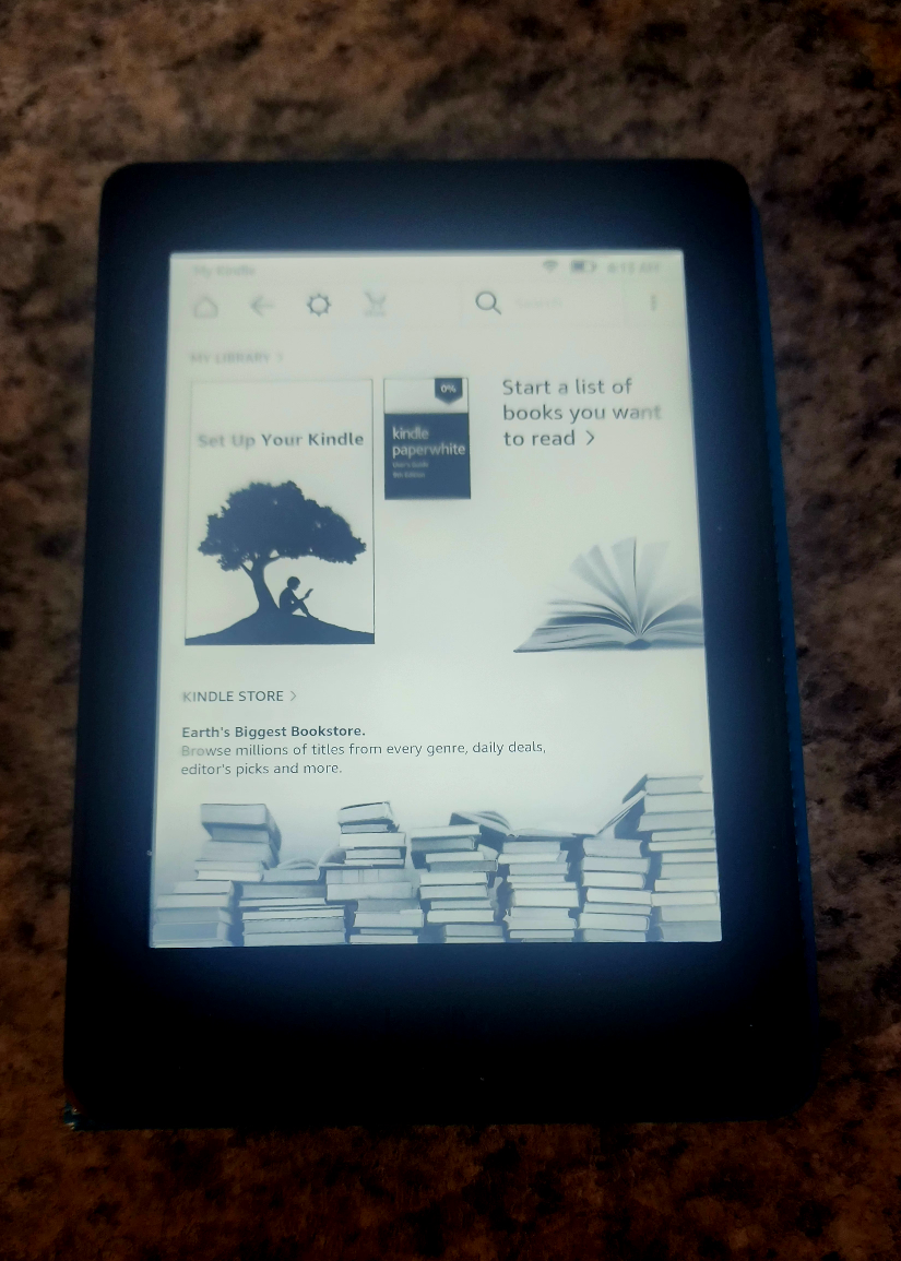 Kindle e-reader with Fintie Case - photo 2