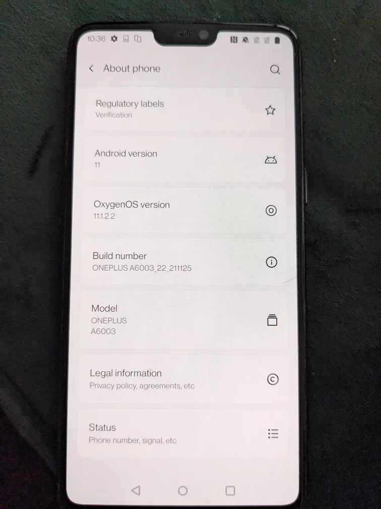OnePlus 6 - in a working condition image indicator(3)