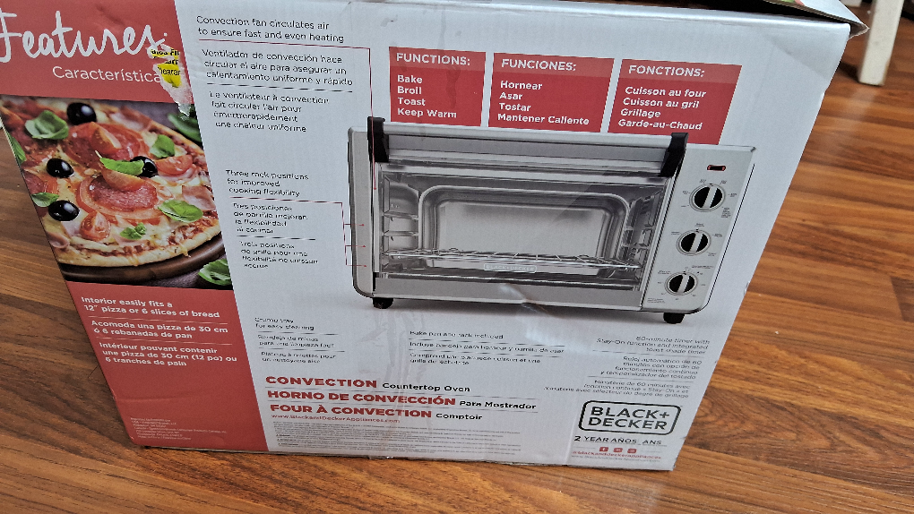 Brand New Black + Decker Convection Countertop Oven - photo 4