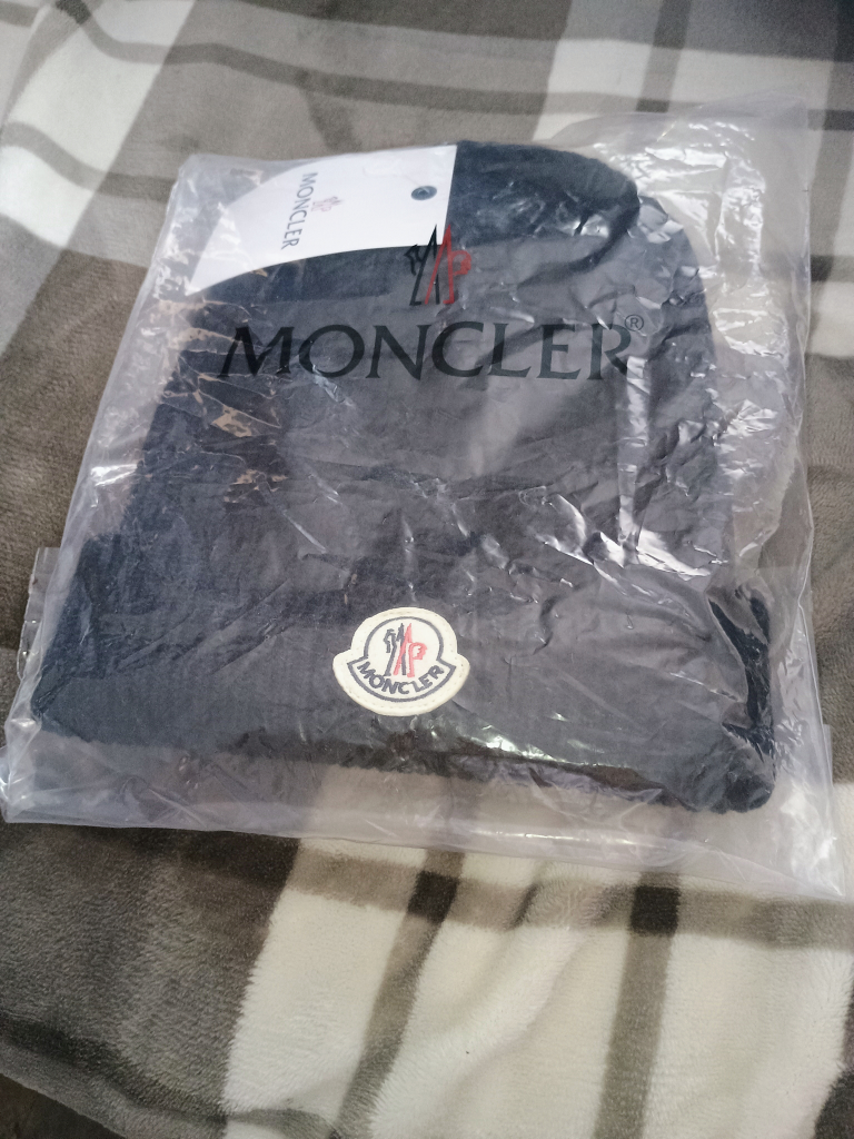 Black Moncler Beanie