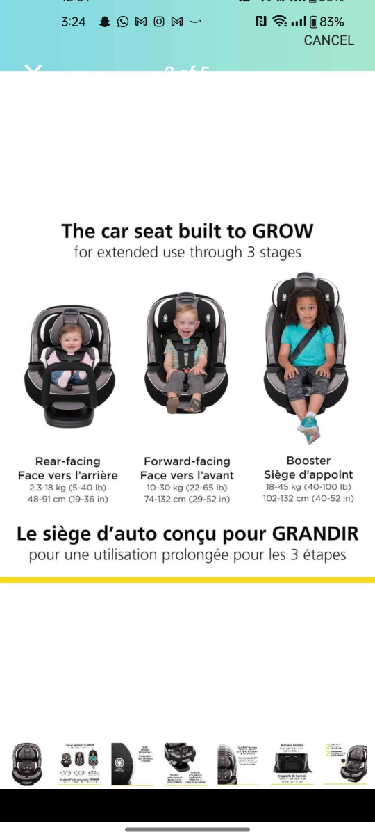 Safety 1st Grow and Go 3-in-1 Car Seat - photo 3