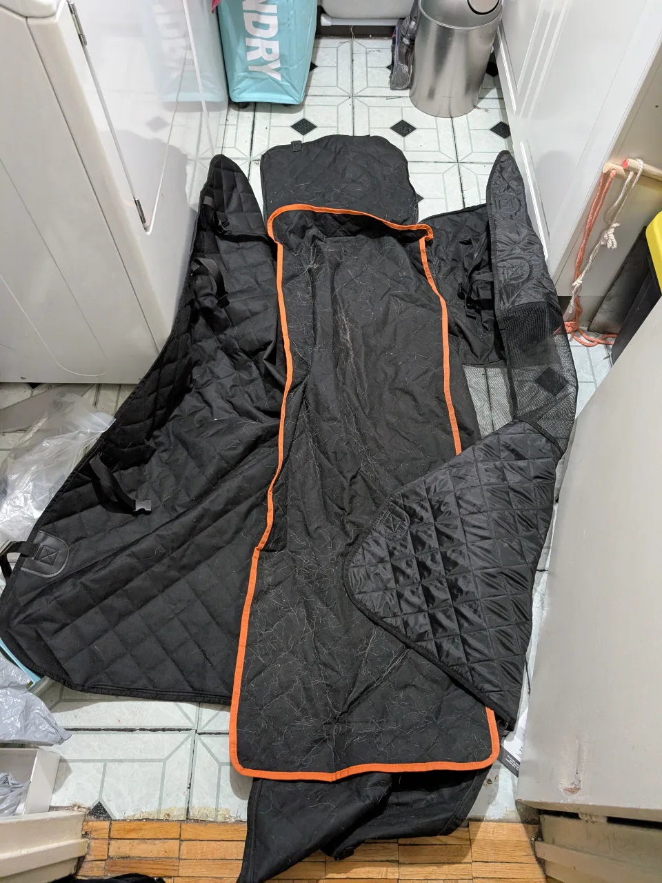 Car seat cover for back seat, pet image indicator(4)