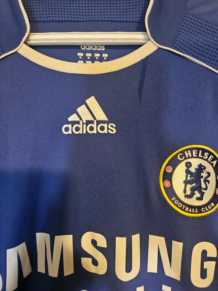 Chelsea 07/08 adidas England soccer jersey image indicator(4)