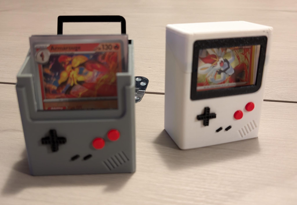 3D Printed Game Boy Pokemon Card Holder - photo 2