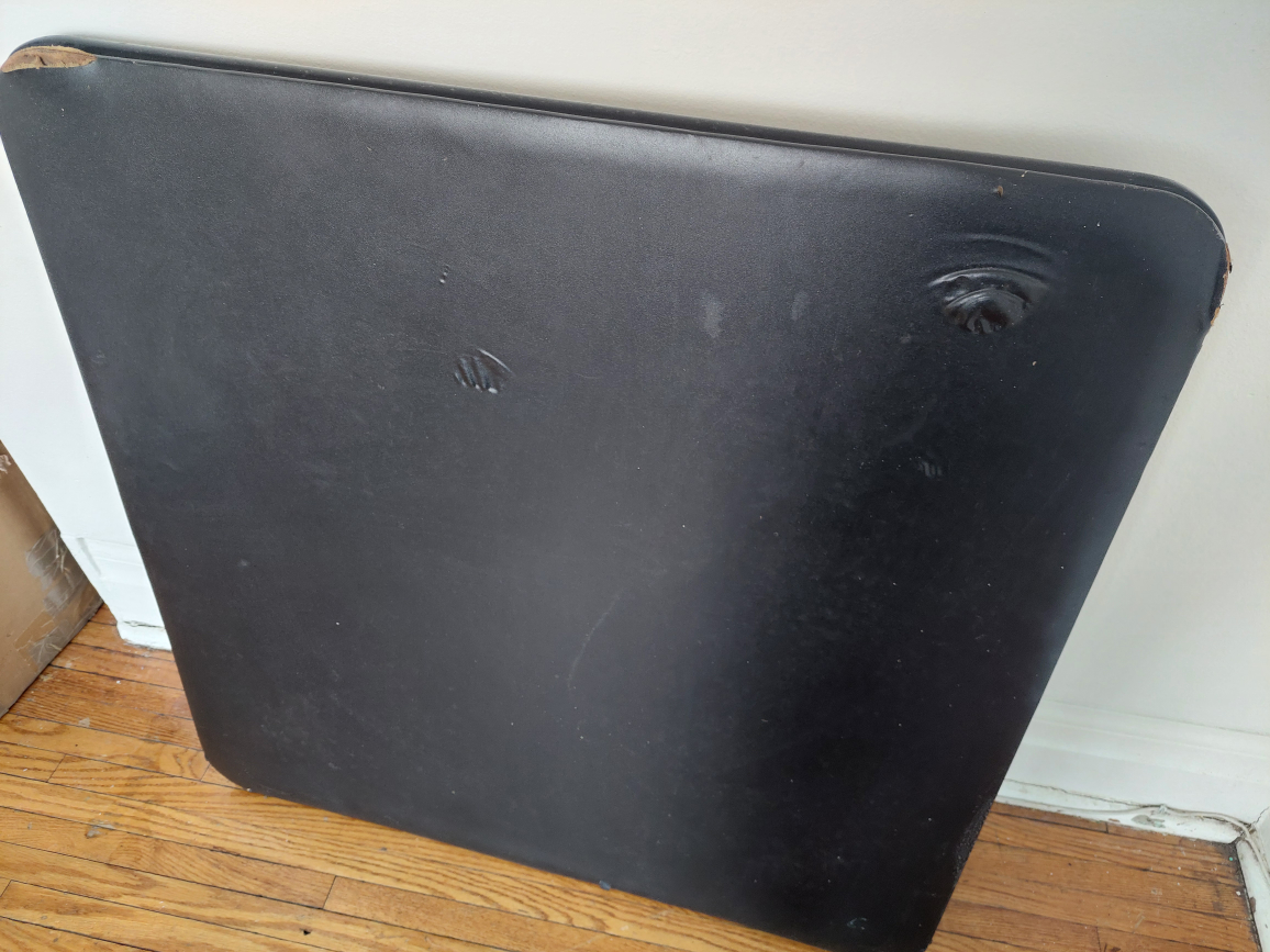 Black Folding Table - photo 2
