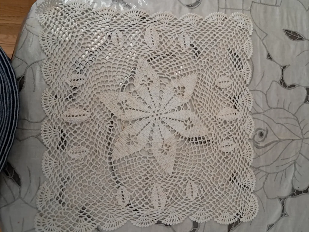 🏈Rectangular Beautiful Crochet Tablecloth image indicator(8)