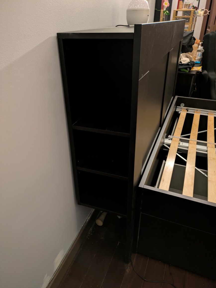 IKEA BRIMNES Bed Frame with Storage and Headboard - photo 3