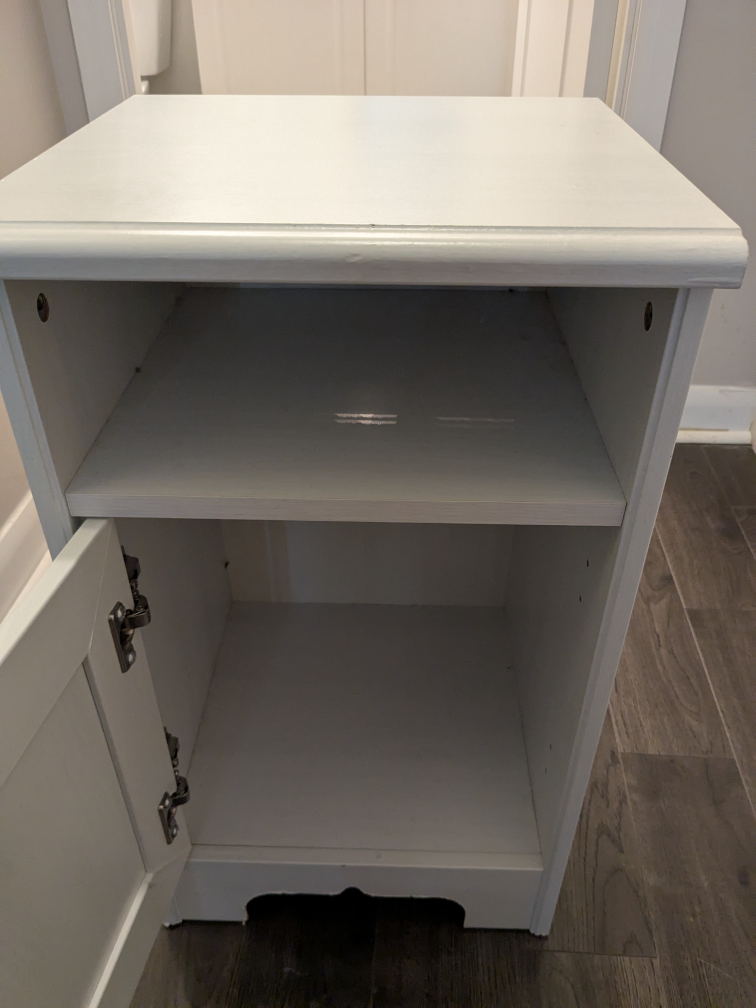 IKEA Aspelunde White Nightstand - photo 3